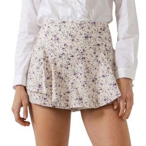 English Factory Floral Mini Skort